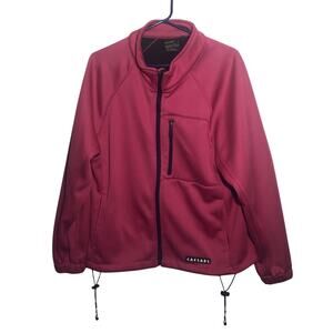 Squidgame Hot Pink Zip Up Jacket Sz XL Caesars Palace Casino Outdoors Maximalist
